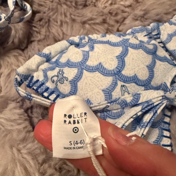 Target Roller Rabbit Collection Triangle Reversible Bikini Top - Picture 2 of 7